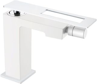 Смеситель для биде Boheme Q белый/хром 146-WCR